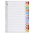 DIVIDERS MARBIG A4 MANILLA REINF 1-12 TAB