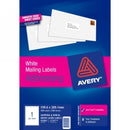 LABEL AVERY LASER L7167 SHIPPING 1UP 199.6X289.1MM PK250