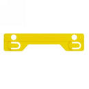TUBECLIP AVERY COMPRESSOR BAR ONLY YELLOW PK25