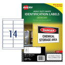 LABEL AVERY LASER L7063 ADDRESS H/DUTY 99.1X38.1 14UP PK25