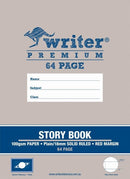STORY BOOK WRITER PREMIUM 1/2 PLAIN 1/2 18MM SOLID RULED+MARGIN 64PG PLANET