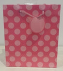 GIFT BAG OZCORP MEDIUM PINK SPOT