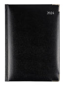 DIARY 2026 DEBDEN MANAGEMENT A5 189.B99 BONDED LEATHER 1DTP BLACK