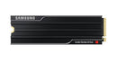 Samsung 9100 PRO 1TB PCIe Gen5 NVMe SSD Heatsink 14700MB/s 13300MB/s R/W 1850K/2600K IOPS 600TBW 1.5M hrs V-NAND TLC AES 256-bit Encryption 5yr wty
