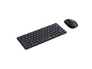 RAPOO X9010M Multi-mode Aluminium Base, Wireless Ultra-slim Combo Set, up to 12 Months Battery, Bluetooth or 2.4Ghz.  Office Business Retail Grey