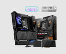 MSI MEG X870E GODLIKE, AMD X870E Socket AM5 Motherboard 4x DDR5~256GB, 2x PCIe x16, 7x M.2, 4x USB 2.0, 9x USB-C