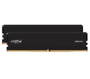 Crucial Pro 32GB (2x16GB) DDR5 UDIMM 6000MHz CL36 Black Heat Spreader Overclocking Support Intel XMP AMD Ryzen Desktop PC Gaming Memory
