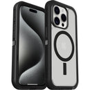 OtterBox Defender XT MagSafe Apple iPhone 15 Pro (6.1') Case Dark Side (Clear / Black) - (77-93267), DROP+ 5X Military Standard, Multi-Layer
