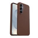 OtterBox Symmetry Cactus Leather Samsung Galaxy S25+ 5G (6.7') Case Rich Adobe (Brown) - (77-97448), DROP+ 3X Military Standard, 7 Years Warranty