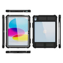 USP Apple iPad (11.0') 11th Gen (A16)/iPad 10th Gen (10.9') WaterProof Case Black-Support Smart Control Keyboard, 360° Rotation, DustProof, SnowProof
