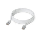 Ubiquiti UniFi Premium Patch Cable, 8M, White, Ultra-thin Braided Patch Cable, Designed And Optimized For 10 GbE Networking.