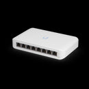 Ubiquiti UniFi Switch USW-Lite-8-POE, 4x PoE Output Ports, 52W PoE Supply, Fanless, Wall Mount Kit Included,
