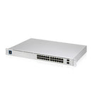 Ubiquiti UniFi 24 port Managed Gigabit Layer2 & Layer3 Switch, Auto-sensing 802.3at PoE+ & 802.3bt PoE, SFP+, Touch Display - 400W GEN2,
