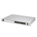 Ubiquiti UniFi 24-port Switch with (24) Gigabit RJ45 Ports and (2) 10G SFP+ Ports. Powerful Second-generation UniFi Switching,