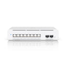 Ubiquiti Pro XG 8 PoE, Compact Desktop/Wall-mountable, Professional-grade 8-port, Layer 3 Etherlighting  PoE++ Switch With (8) 10 GbE, (2) 10G SFP+