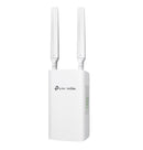 TP-Link ER703WP-4G-Outdoor Omada 4G+ Cat6 AX3000 Wi-Fi 6 Outdoor/Indoor Gateway, 574Mbps at 2.4 GHz + 2402 Mbps at 5 GHz (HE160) Wi-Fi Speed, 300 Mbps
