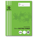 Exercise Book Stripe 48pg 18mm D/3rds (PK20)