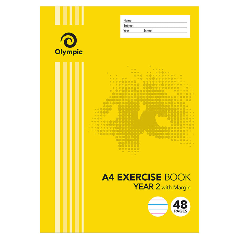 EXERCISE BOOK OLYMPIC A4 YEAR 2 48PG