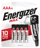 BATTERY ENERGIZER E92 AAA BP4