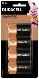 BATTERY DURACELL ALK D BP4
