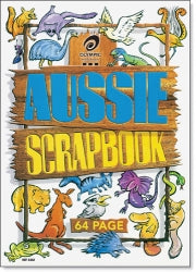 SCRAPBOOK OLYMPIC AUSSIE ANIMALS 60GSM 335X240MM 64PG