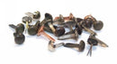 Paper Fastener Jasart Mini Round Metallic Pk100