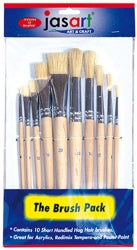 PAINT BRUSH JASART THE BRUSH PACK (10)