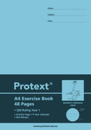 Exercise Book Protext A4 Pp Qld Year 1 + Margin 48pg Emu (PK20)