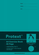 Exercise Book Protext A4 Pp Qld Yr2 + Margin 48pg Penguin (PK20)