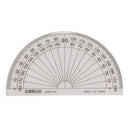Protractor Celco 10cm 180 Deg Half Circle Clear (BX50)