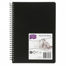 Sp- Visual Art Diary Derwent Academy A5 Portrait Black 120pg