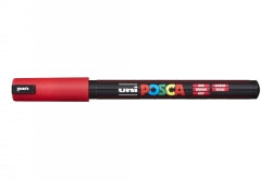 MARKER UNI POSCA PC1MR N/POINT 0.7MM RED