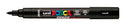 Marker Uni Posca Paint Pc5br Medium Brush Tip Black