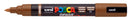 Marker Uni Posca Paint Pc5br Medium Brush Tip Brown