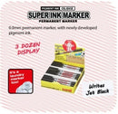 Marker Uni Super Ink Bullet Tip 3 Dozen Display (BX36)