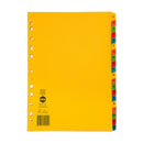 DIVIDERS MARBIG A4 MANILLA A-Z TAB BRIGHT
