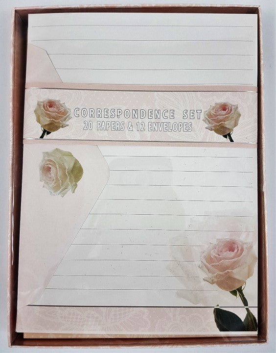 WRITING SET OZCORP ROSE PINK