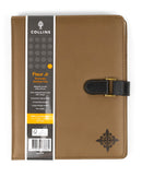 Sp- Journal Collins A5 Fleur Jr Ruled Wiro Bound Brown