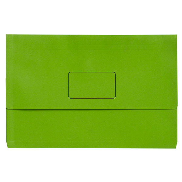 DOCUMENT WALLET MARBIG SLIMPICK F/C BRIGHT GREEN PK10