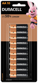 BATTERY DURACELL ALK AA PK10