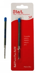 PEN REFILL STAT (PARKER) BP MED BLUE