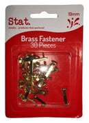 PAPER FASTENER STAT BRASS 3/4 INCH PK30