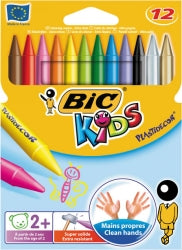 CRAYONS BIC PLASTIDECOR PK12