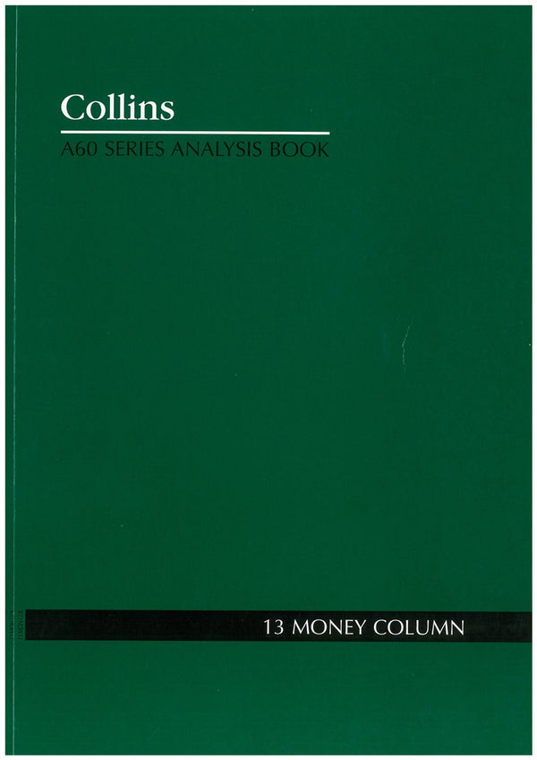 ANALYSIS BOOK COLLINS A60 13MC