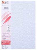CARD QUILL A4 PARCHMENT BLUE 176GSM PK50