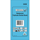 Sp- Docket Book Wildon 210x102mm Restaurant Triplicate