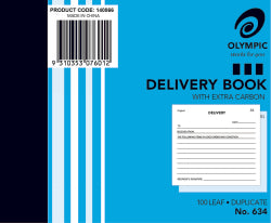 DELIVERY BOOK 634 OLYMPIC DUP 5X4