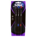 Sp- Pen Artline Supreme 1.0mm Retractable Asst Pk3