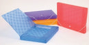 Sp- Box File Marbig A4 Pp W/Elastic Shimmer Purple