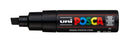 Marker Uni Posca Pc8k Chisel Tip Black